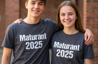 Maturitní trička a trička pro deváté třídy na konec školního roku