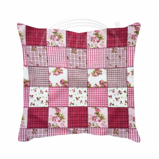 Povlak na polštář Patchwork růžový - ART15589