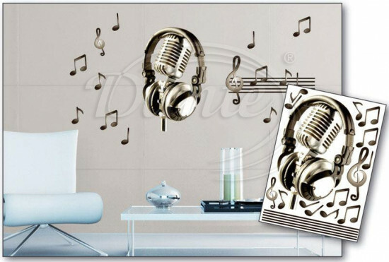 MUSIC samolepící dekorace - ART05746