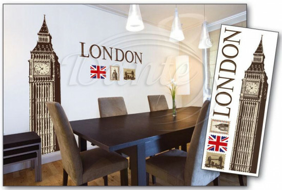 LONDON samolepící dekorace - ART09610