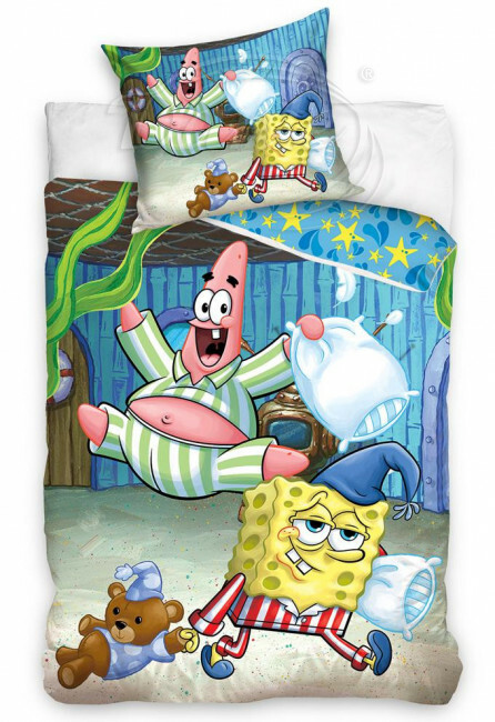 Povlečení Spongebob v pyžamu - ART14716