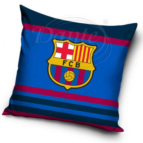 Povlak na polštářek FC Barcelona pruhy - ART14709