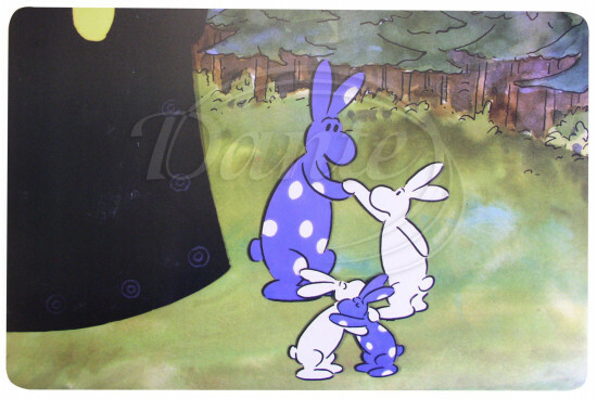 Prostírání dětské Bob a Bobek a fialoví králíci - ART05056
