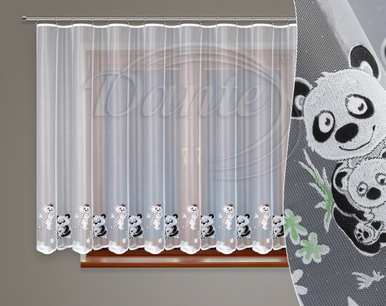 Záclona Panda - ART11196