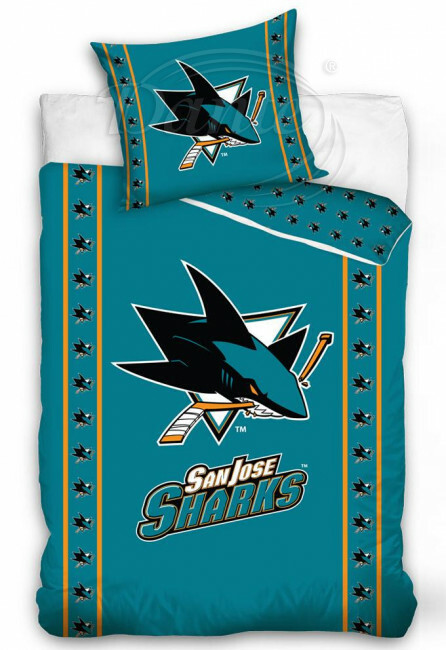 Povlečení NHL San Jose Sharks Stripes - ART12805