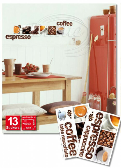 COFFEE ESPRESSO samolepící dekorace - SK6180