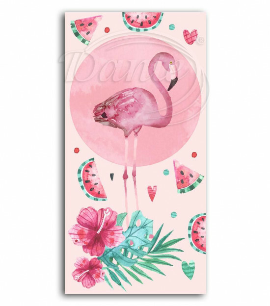 Osuška Růžový Plameňák - ART17700