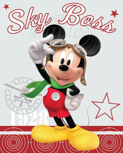 Mickey pilot fleecová deka - ART03600