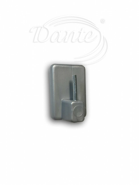 Držák vitrážky šedý - samolepící - ART13020
