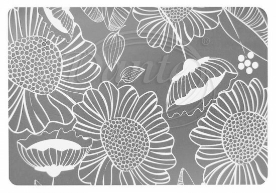 Prostírání květiny šedé - ART14505