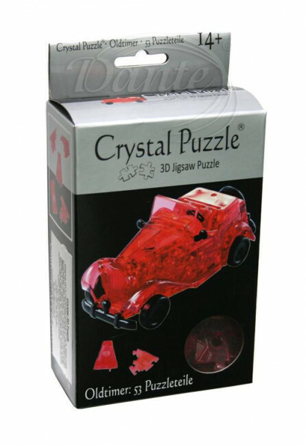 3D Crystal puzzle - Auto červené - ART05093