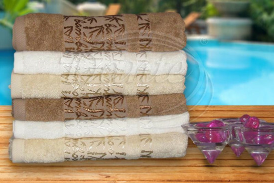 Bambusové ručníky, osušky LORA - ART06817