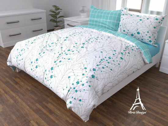 Amiens turquoise povlečení - ART10009