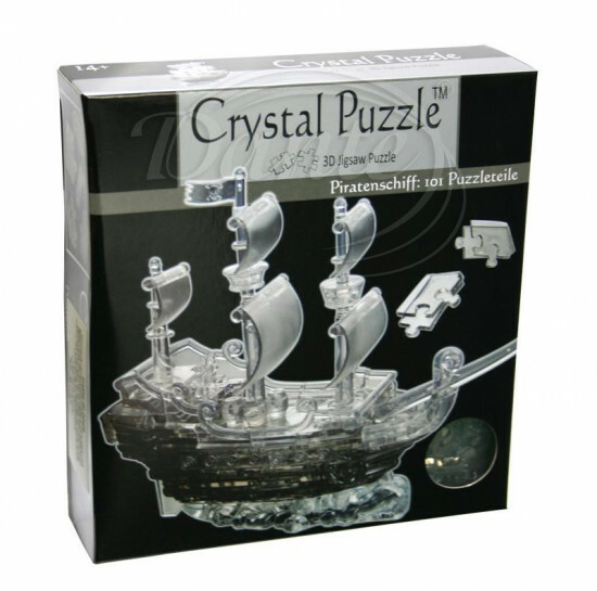 3D Crystal puzzle - Pirátská loď - ART05101