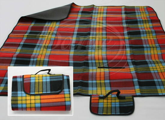 Pikniková deka barevné káro - ART07198