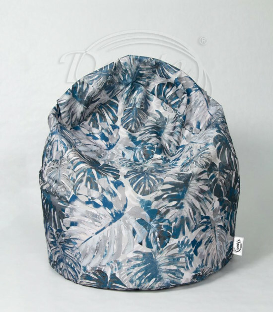 Sedací vak Listy modré - ART10538