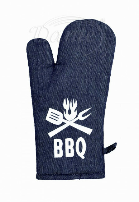Chňapka BBQ jeans šedo-modrá - Chbbq/hl