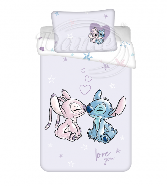 Povlečení do postýlky Lilo and Stitch baby love - LS36365/hl