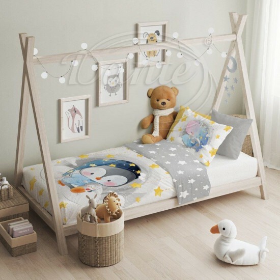 Povlečení do postýlky Baby Tučňák - LS97079/hl