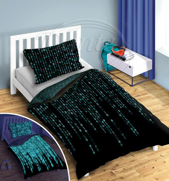 Povlečení Matrix (svítící ve tmě) - LS28623/hl