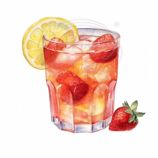 Nažehlovačka Drink jahoda - Ndjah/hl