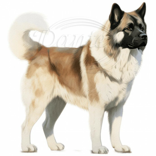 Nažehlovačka Americká akita - NAŽ125/hl