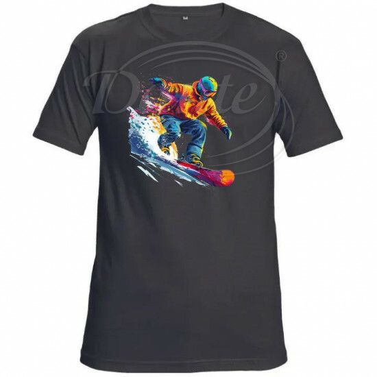 Tričko černé Snowboardista - TRČ/0011/če/hl