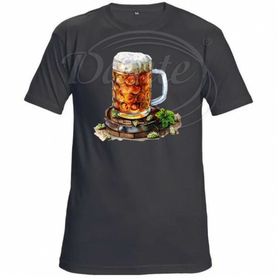 Tričko černé Pivo na sudu - TRČ/0013/če/hl