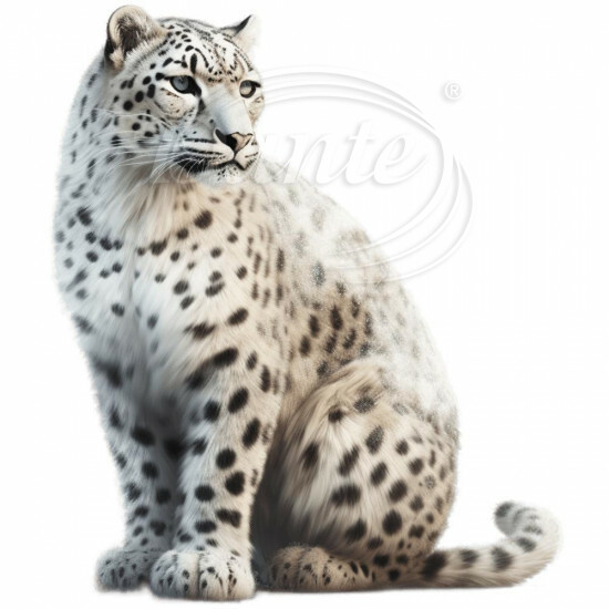 Nažehlovačka Leopard sněžný - NAŽ348/hl