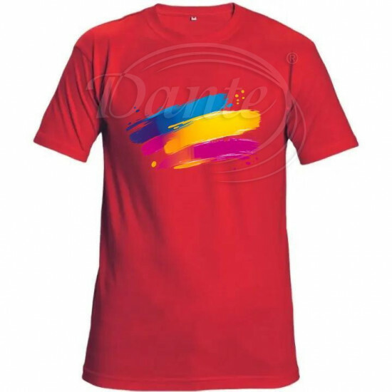 Tričko červené 3Colours - TRČ/0029/črv/hl