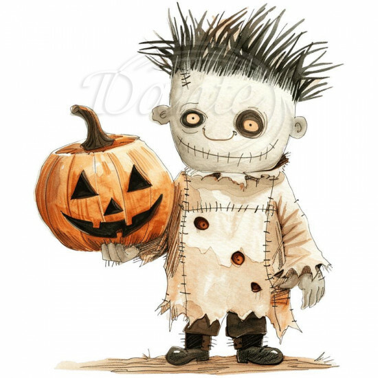 Nažehlovačka Frankenstein a dýně - NAŽ463/hl