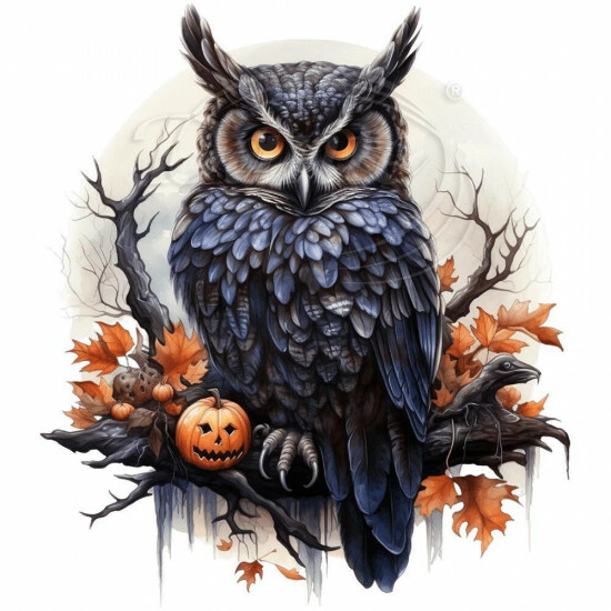 Nažehlovačka Sova Halloween - NAŽ507/hl