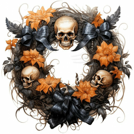 Nažehlovačka Věnec Halloween - NAŽ513/hl