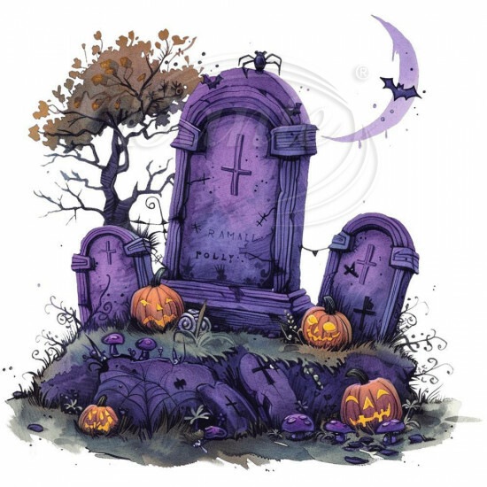 Nažehlovačka Náhrobky Halloween - NAŽ501/hl