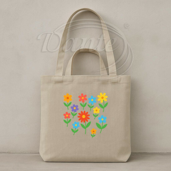 Taška béžová Luční kvítí - TAS2501/hl