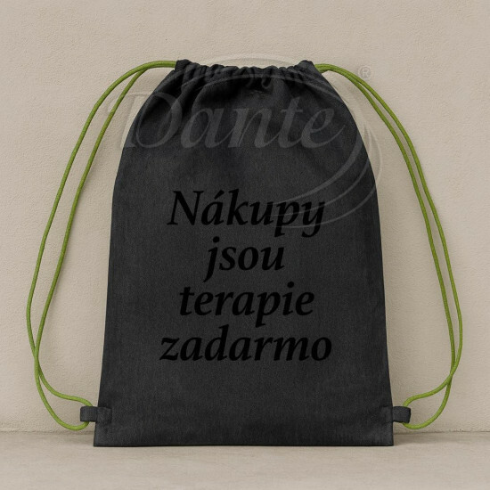 Vak na ramena Nákupy jsou terapie zadarmo - VR2523/hl