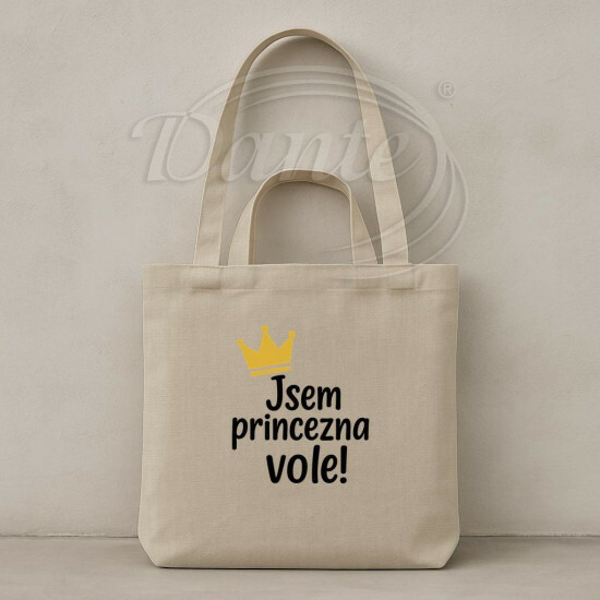 Taška Jsem princezna vole! béžová II. - TAS2509/hl