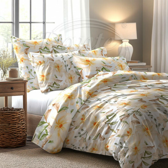 Povlečení Magnolie žlutá - LS340655/hl