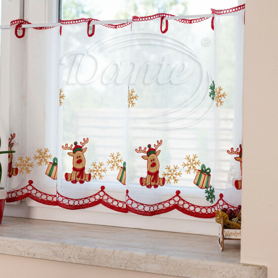 Záclona SOBÍK vyšívaná - Z626626/hl