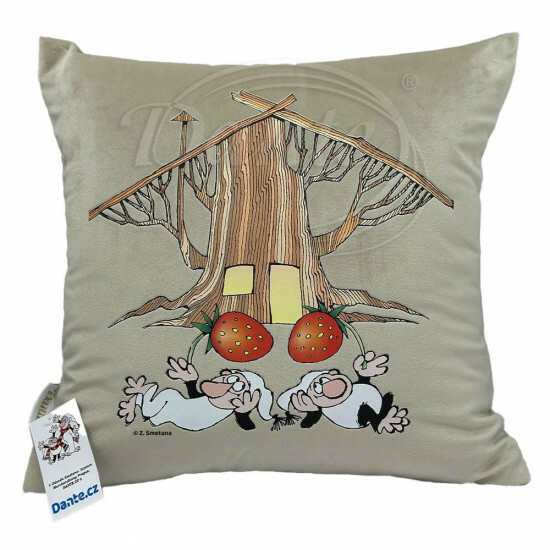 Povlak na polštářek Křemílek a Vochomůrka chaloupka - PPKVchal/hl