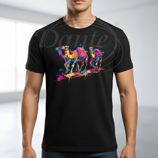 Tričko černé VELBLOUDI color I. - TRČ/124/če/hl