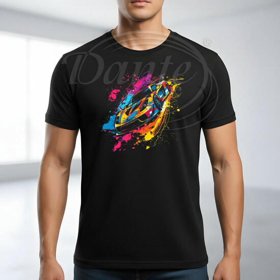 Tričko černé SPEED CAR color - TRČ/102/če/hl