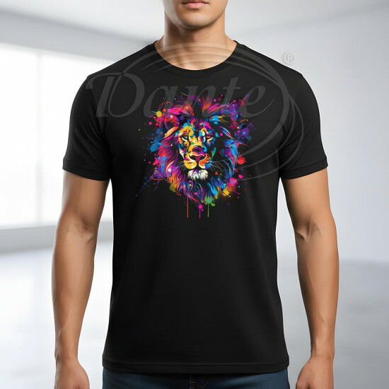 Tričko černé LEV znamení color - TRČ/064/če/hl