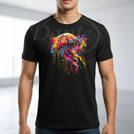 Tričko černé MEDUZA color I. - TRČ/071/če/hl