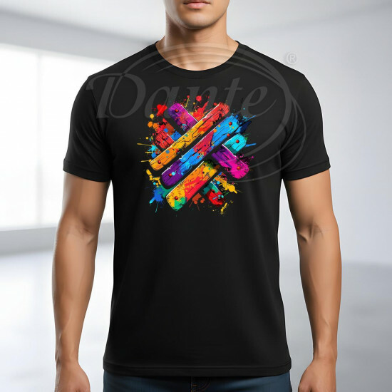 Tričko černé DESKY color - TRČ/019/če/hl