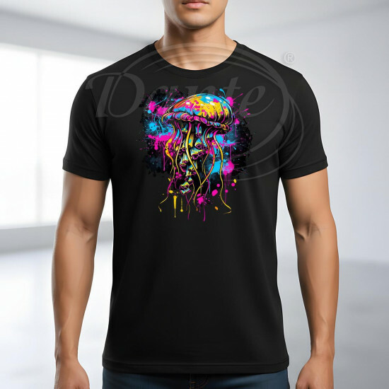 Tričko černé MEDUZA color II. - TRČ/072/če/hl