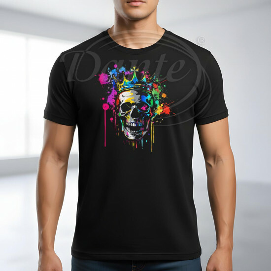 Tričko černé Starý král color I. - TRČ/104/če/hl