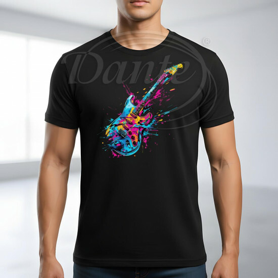 Tričko černé KYTARA color - TRČ/051/če/hl