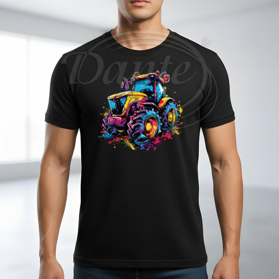 Tričko černé TRAKTOR color III. - TRČ/121/če/hl