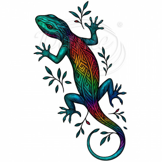 Nažehlovačka Barevná ještěrka - NAŽ418/hl